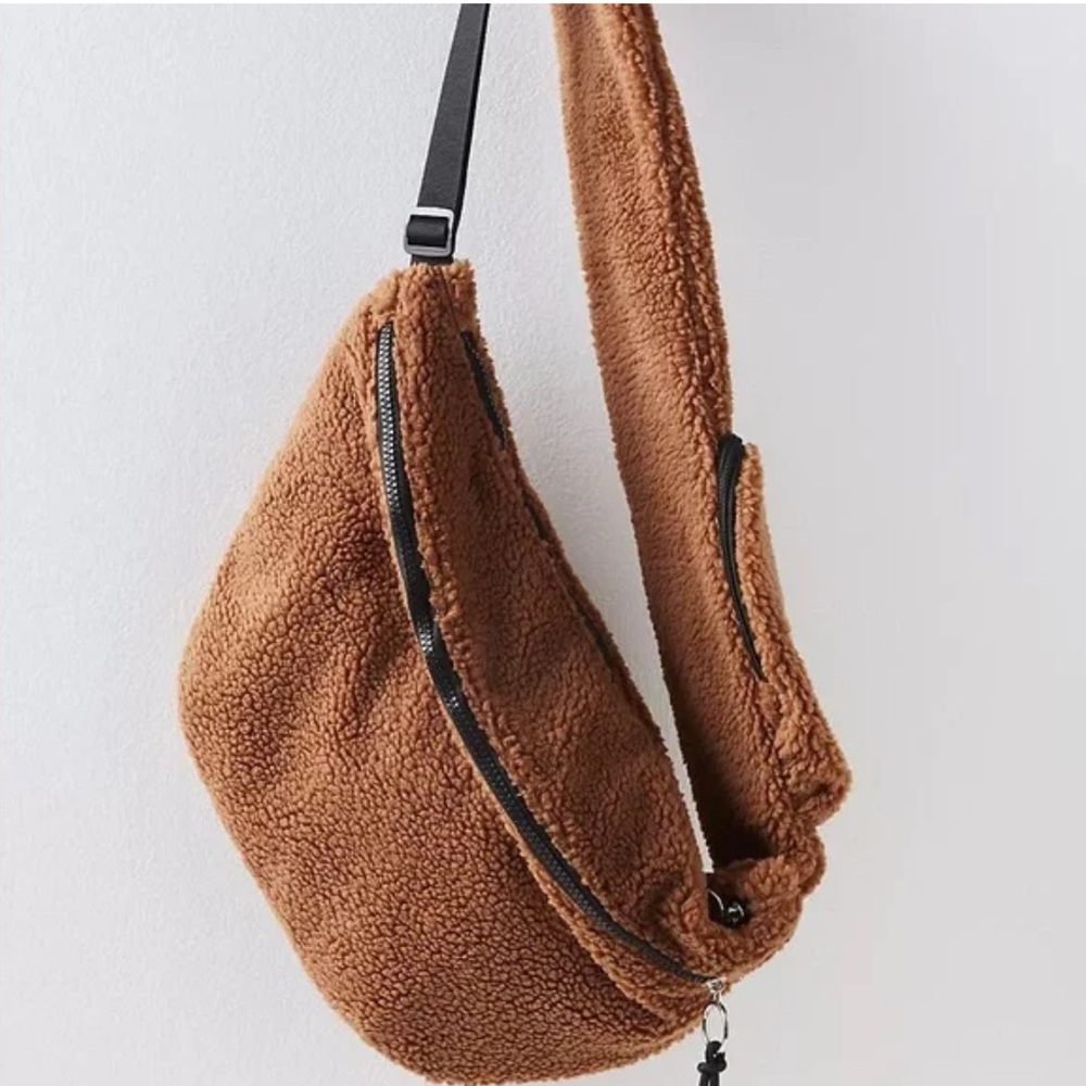 Free People Brown Crossbody Bag